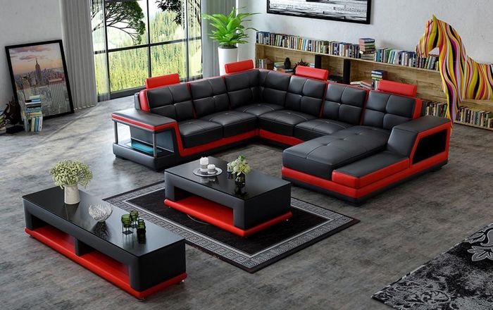 Wohnlandschaft U Form Ecksofa Couchtisch Sideboard Design Wohnlandschaft Big Neu