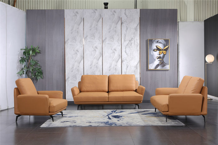 Ledersofa Sofagarnitur 3+2+1 Sitzer Set Garnitur Polstersofa Couch Designersofa