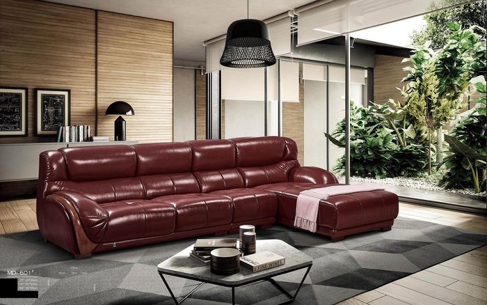 Eck Sofa Leder Polster Sitz Couch Garnitur Wohn Zimmer Landschaft Sofas Neu Eck