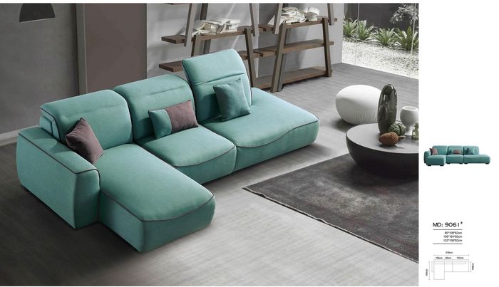 Italienische Design Eck Sofa Sitz Polster Eck Garnitur Couchen EckeTextil Couch