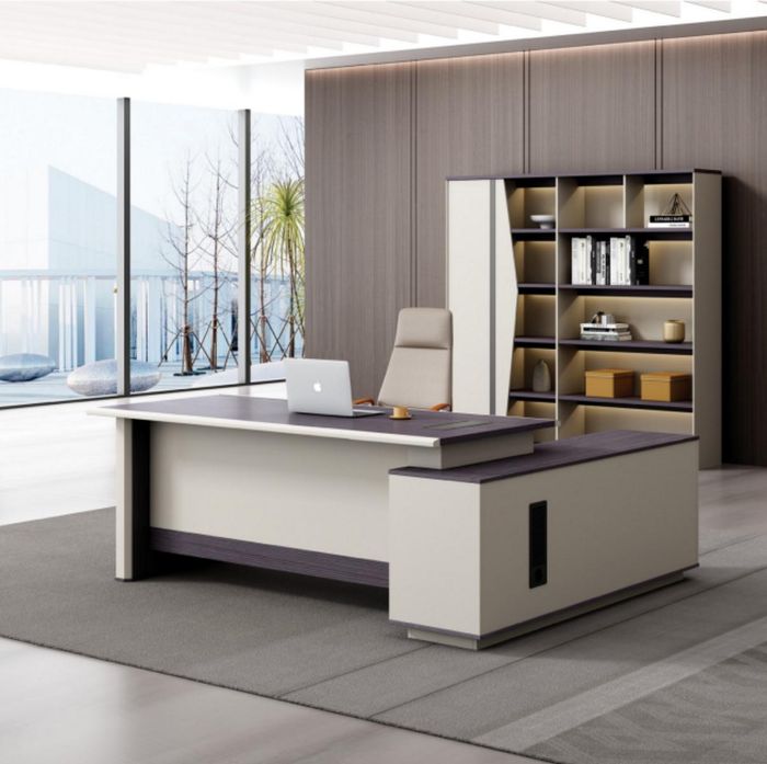 Eckschreibtisch Arbeits Schreib Büro Tisch Luxus Klasse Designer Möbel Tische