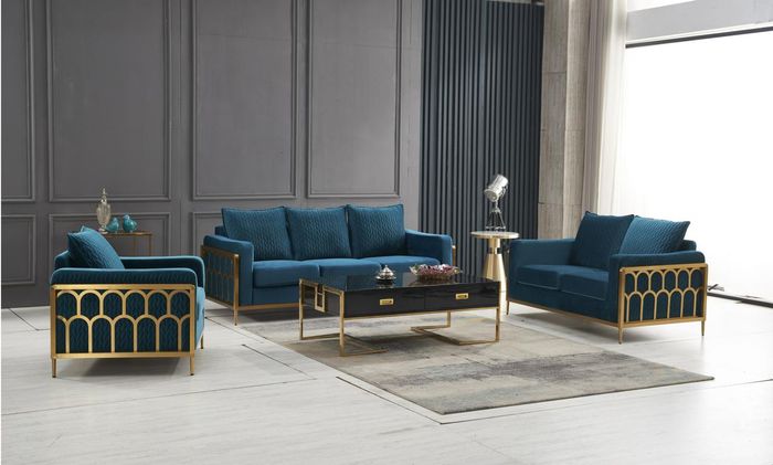 Wohnzimmer Design Sofa Sofagarnitur 3+2+1 Sitz Moderne Couch Set Garnituren 3tlg