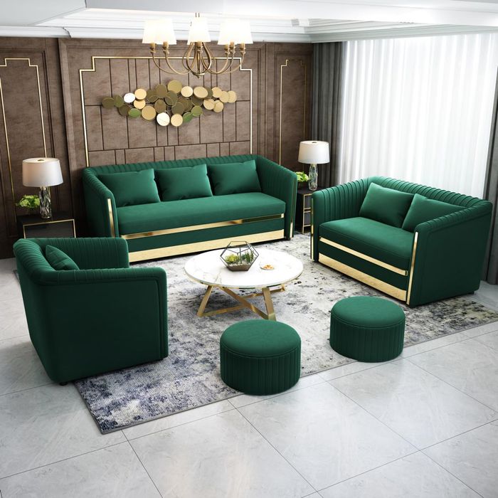 Sofagarnitur Textil Couch Garnituren Design Modern Sofa 3+2+1 Sitzer Sofas Neu