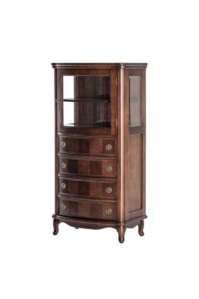Moderne Vitrine Schrank Vitrinen Wohnzimmer Schau Design Schränke Glas Möbel neu