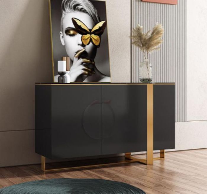 Kommode Holz Schränke Anrichte Möbel Kommode Sideboard Schrank Modern
