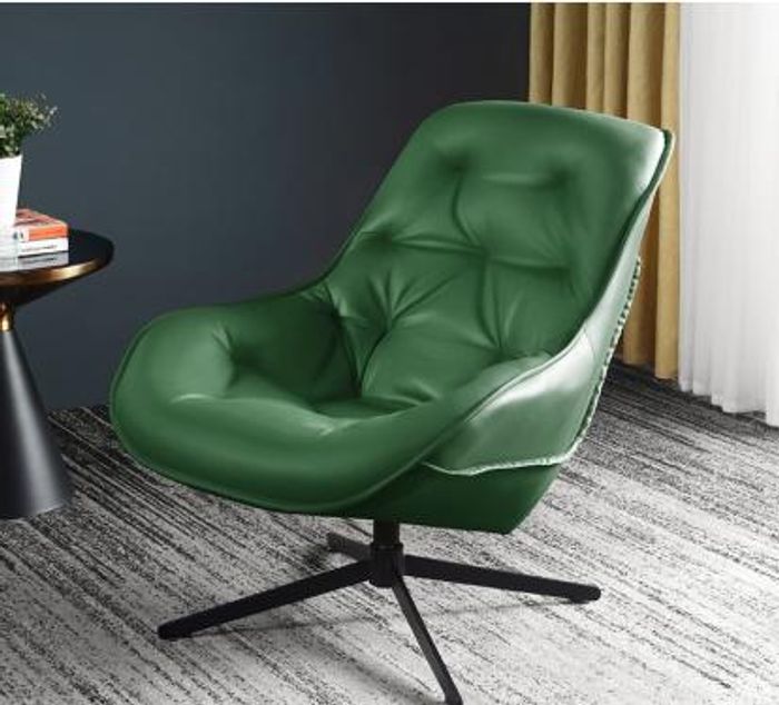 Wohnzimmer Modern Textil Stoff Grün Kreative Möbel Sessel Moderner Lounge Club