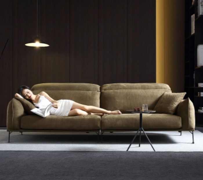 Sofa Polsterung 4 Sitzer Textil Big Xxl Wohnzimmer Couches Textil Modern Holz