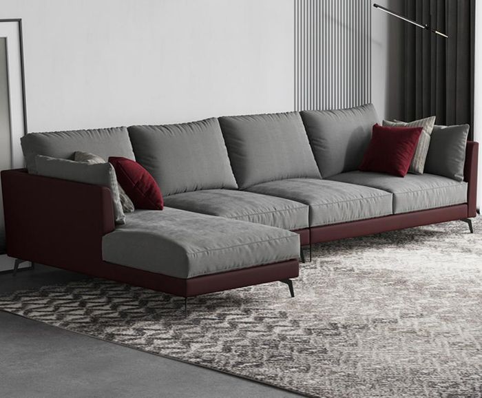 Couch Ecksofa L-Form Wohnlandschaft Sofa Polster Garnitur Stoff Sofas Möbel Neu