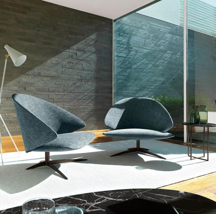 Modern 1 Sitzer Couch Polster Sitz Textil Stoff Leder Couchen Sofas Sofa Möbel