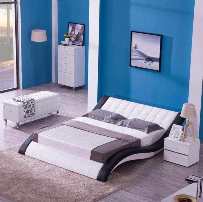 Bett Polsterbett Moderne Doppel Schlafzimmer Ehebett Betten