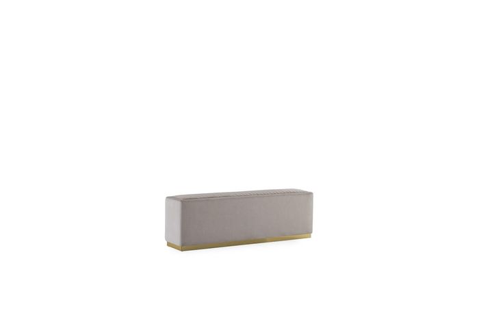 Hocker Weiß Elegantes Schlafzimmer Holz Möbel Modern Design Schön Luxus Neu