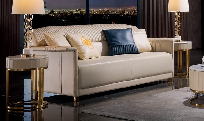 Sofa 3 Sitzer Couch Wohnlandschaft Garnitur Design Modern Sofa Sitz Dreisitzer