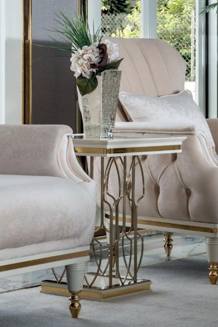 Sessel Chesterfield Möbel Tisch Set 2x Einsitzer Set Couch Sofa 3tlg.
