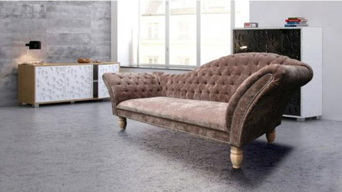 Chesterfield Sofa Couch Polster Klassische Designer Sofas Couchen XXL Big Neu !!