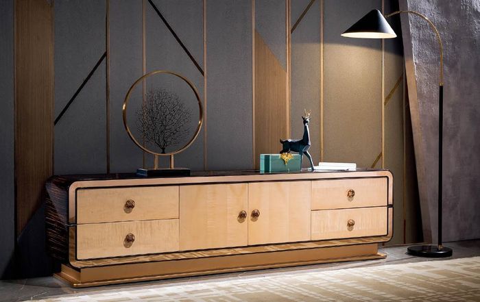 Design Kommode Schrank Sideboard Modern Stil Wohnzimmer Kommoden Lowboard rtv