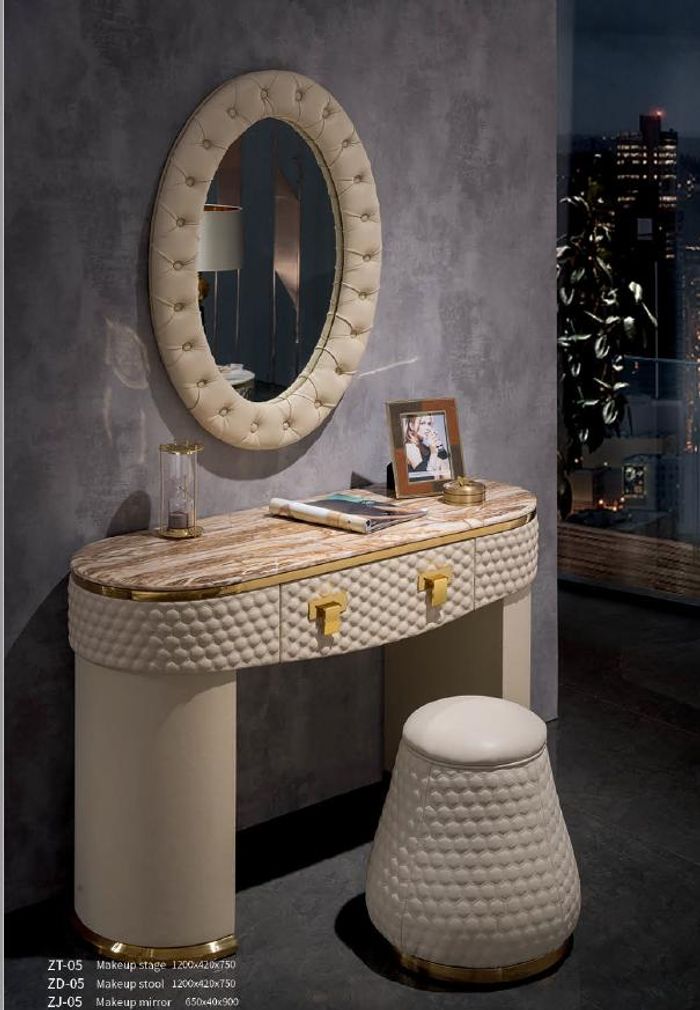 Edler Designer Hocker Beistell Pufa Fußhocker Schlafzimmer Wohnzimmer Leder
