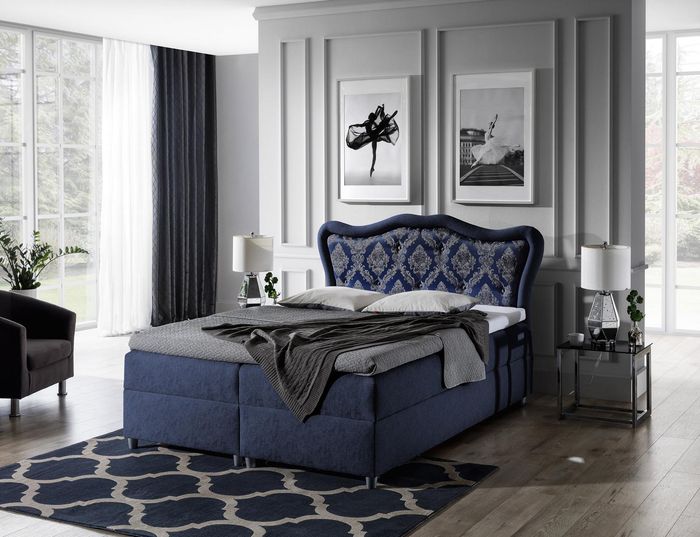 Klassisches Bett Boxspring Betten Barock Schlafzimmer Möbel Luxus Einrichtung