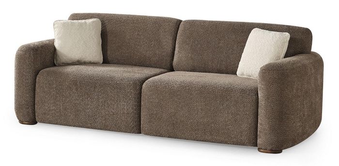Dreisitzer Sofa Couch Wohnzimmer Design Einrichtung 230cm Textil 3er