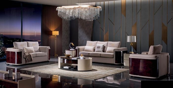 Sofagarnitur 3+2+1 Sitzer Sofa Sitz Couch Polster Garnitur Moderne Couchen Neu