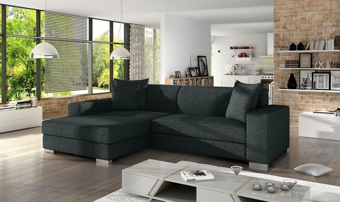 Schlafsofa Eck Sofa Couch Bettfunktion Polster Eck Garnitur Neu Schlaffunktion