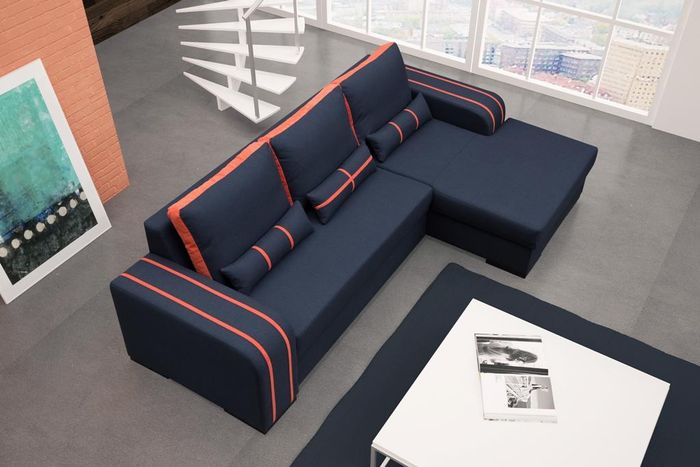 Schlafsofa Eck Sofa Sofas Couch Bettfunktion Polster Eck Garnitur Schlaffunktion