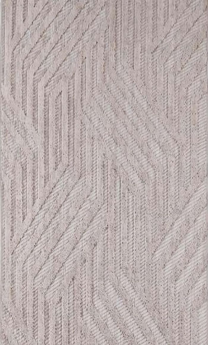Teppich Geometrisches Muster Kurzflor Wohnzimmer Schlafzimmer Beige
