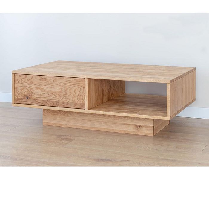 Moderner Heller Wohnzimmer Couchtsch Brauner Holztisch Stilvolle Tische