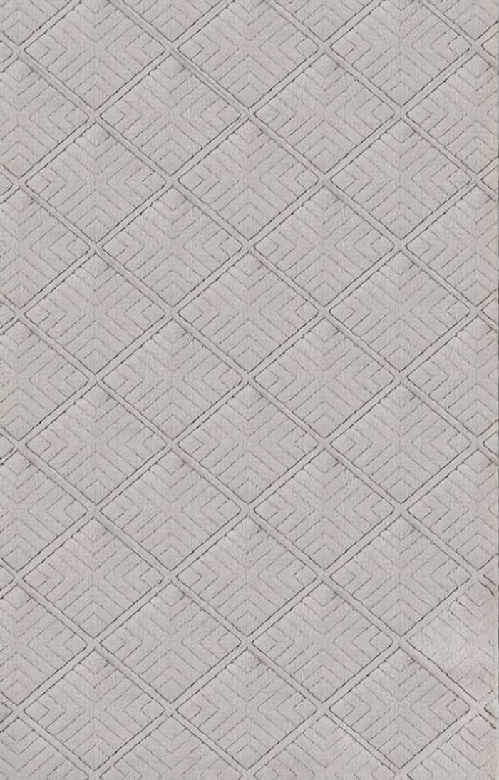 Teppich Wohnzimmerteppich Geometrisches Raute Melierte Muster Beige