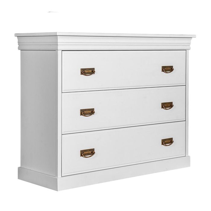 Kommode Sideboard Kommoden Sideboards 3 Schubladen Hochschrank Schrank Holz Neu
