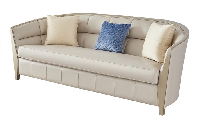 Sofagarnitur 411 Sitzer Wohnzimmer Kunstleder Polstermöbel Luxus Sofa Sessel Neu