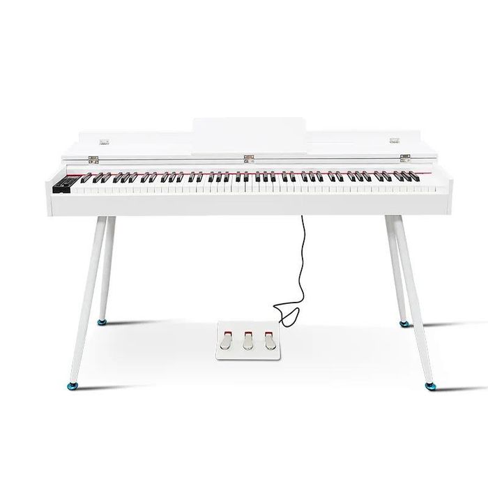 Piano Digitalpiano Stage Klavier Hochglanz Weißes Heimklavier