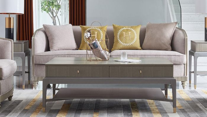 Textil Sofa Couch Polster Garnitur 3 Sitzer Couchen Sofas Garnituren Dreisitzer