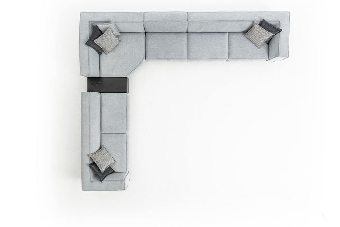 Sofa L Form Couch Polster Wohnzimmer Modern Design Ecksofa Textil Sofas
