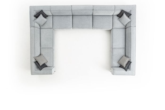 Sofas U Form Polstersofa Modern Wohnzimmer Sofa Couch Design Textil