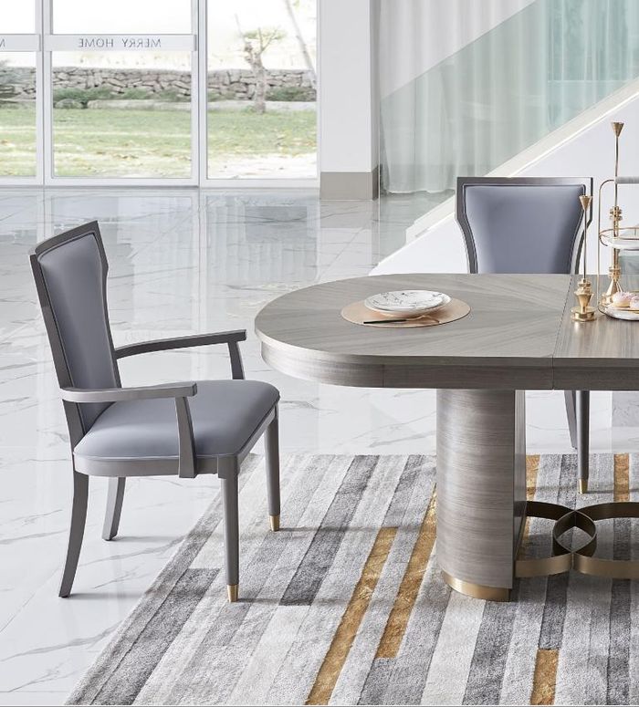 Designer 4x Stuhl Set Esszimmer Lehn Polster Sitz Stühle Garnitur Komplett 2732