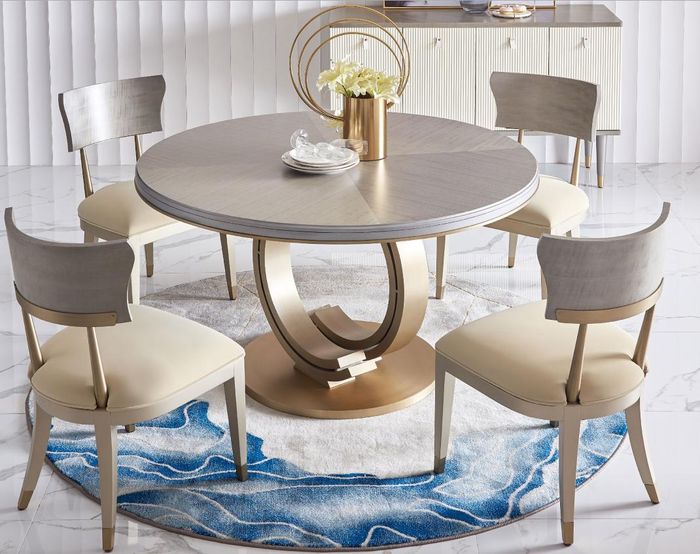 Ess Stuhl Zimmer Set Sitz Garnitur 4x Stühle Modern Polster Lehn Design Neu Holz