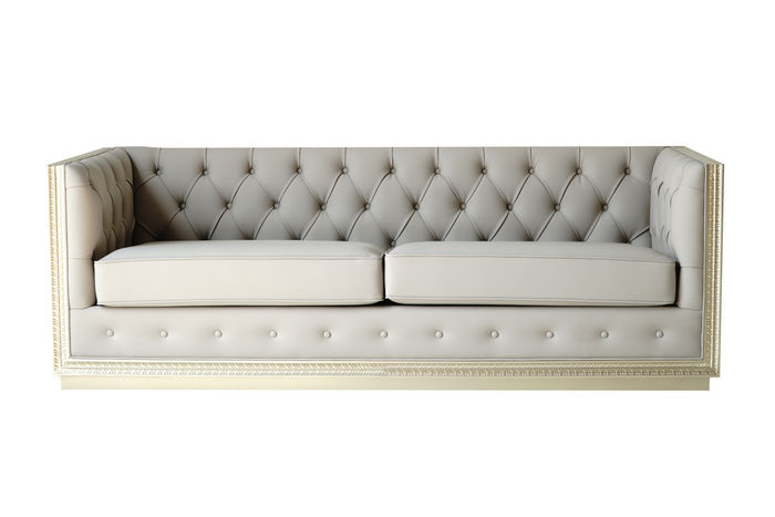 Chesterfield Wohnzimmer Sofas Italienisch Sofa Couch 3 Sitzer 220 cm Polsterung