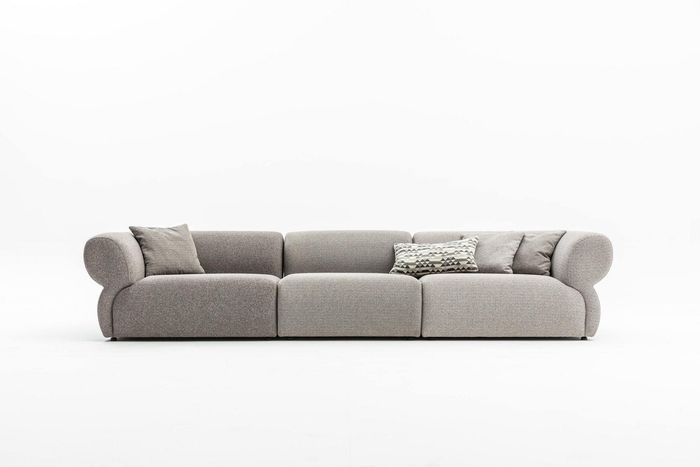 Sofa Wohnzimmer Polster Sofas 5 Sitzer Luxus Design Couch Möbel 370cm