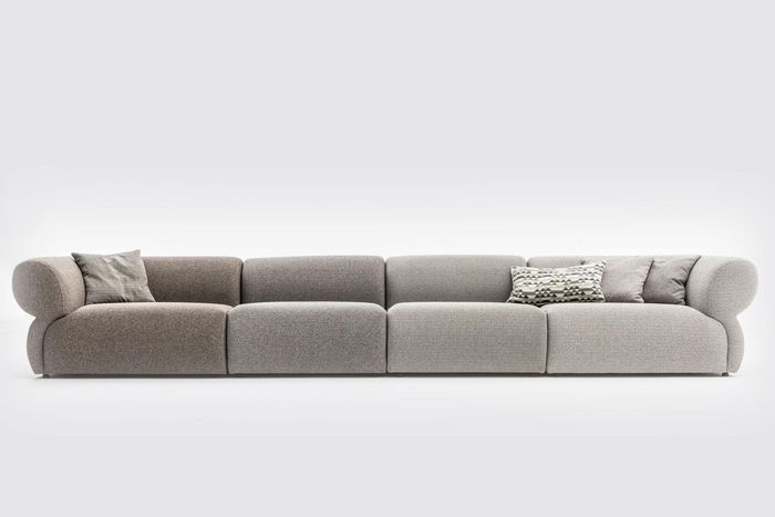 Italienische Möbel big Sofa Couch 6 Sitzer Italienische xxl Couchen Sofas Textil
