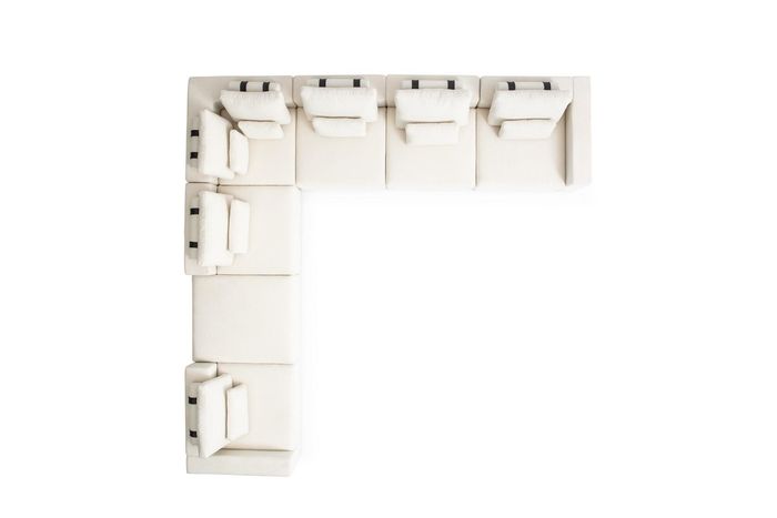 Sofa L-Form Luxus Polstersofa Wohnzimmer Textil Neu Möbel Moderne Couch