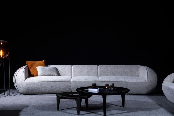 Großer Fünfsitzer Wohnzimmermöbel Textil Couchen Luxus Moderne Möbel