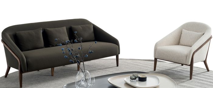 Luxus Wohnzimmer Set Sofa Sessel Modernen Design 3+1 Sitzer Möbel Neu
