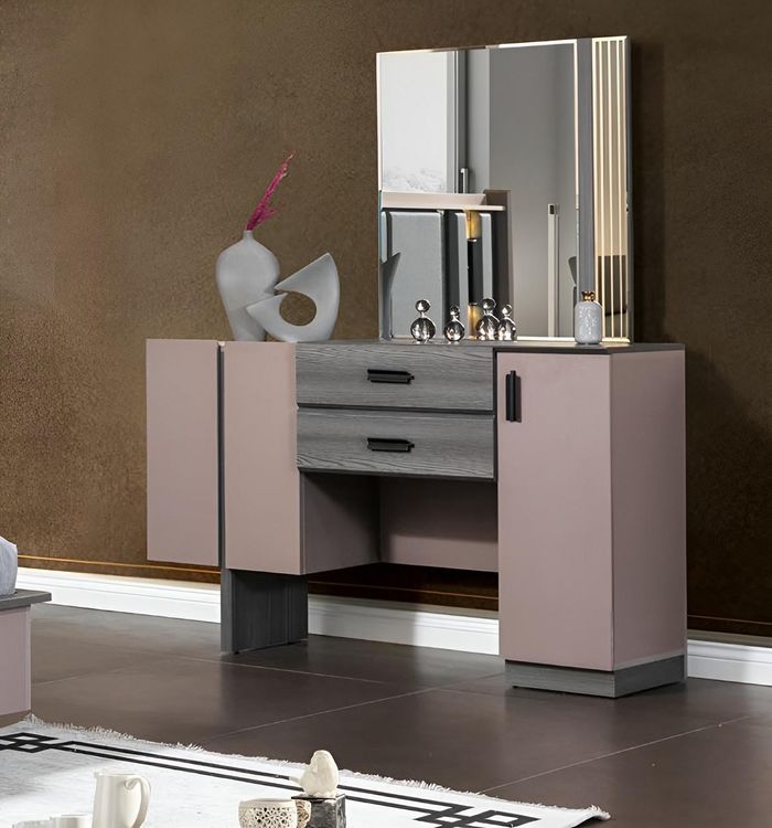 Schminktisch Spiegel Luxus Schlafzimmer Konsole Design Möbel Schminktische