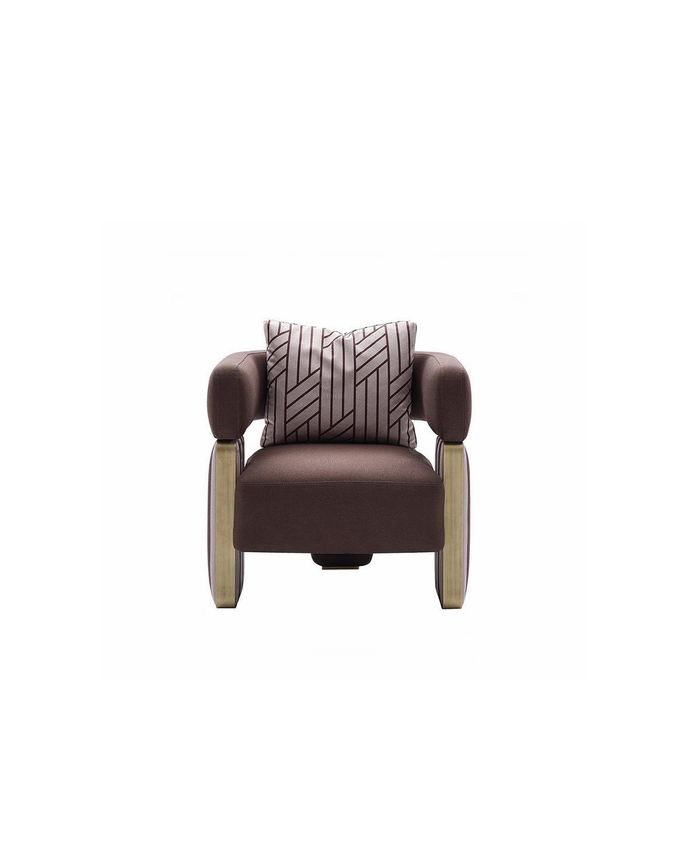 Cocktailsessel Sessel Einsitzer Wohnzimmer Clubsessel Weiß Stoff Sitz