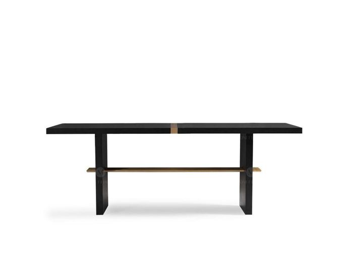Esstisch Esszimmertisch Tisch Esszimmer Holz Schwarz Esszimmermöbel
