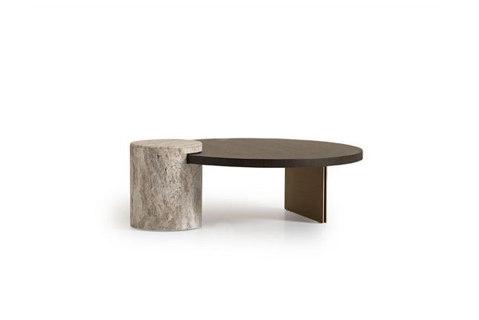 Couchtisch Beistelltisch Kaffeetisch Holz Braun Sofatisch Design Tisch