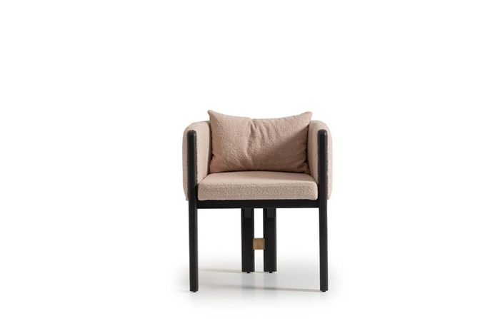 Esszimmerstuhl Gruppe Set Stühle Küchenstuhl 4tlg Lehnstuhl Beige