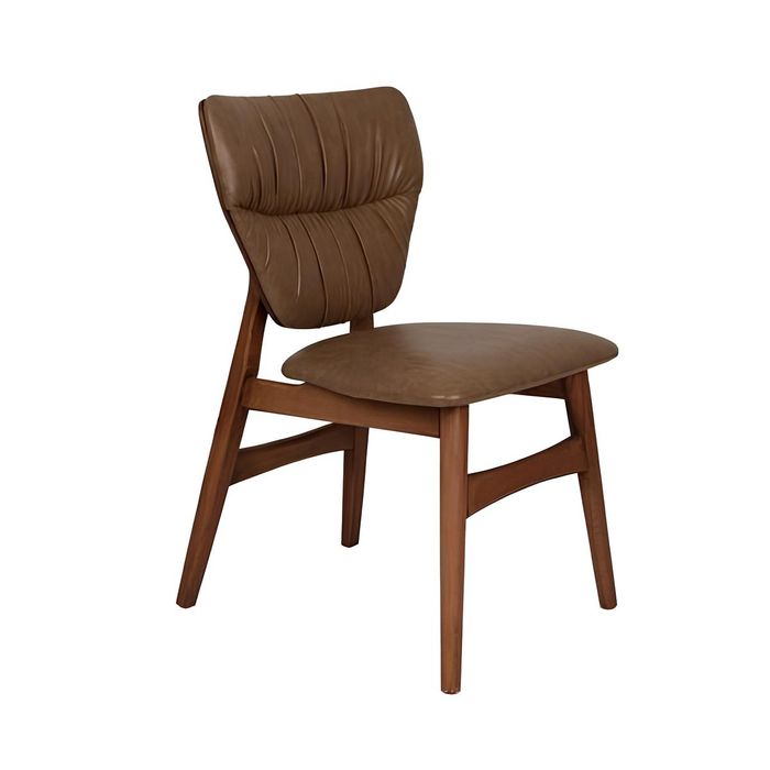 Brauner Esszimmer Stuhl Designer Lehnstuhl Luxus Stilvoller Sessel Neu