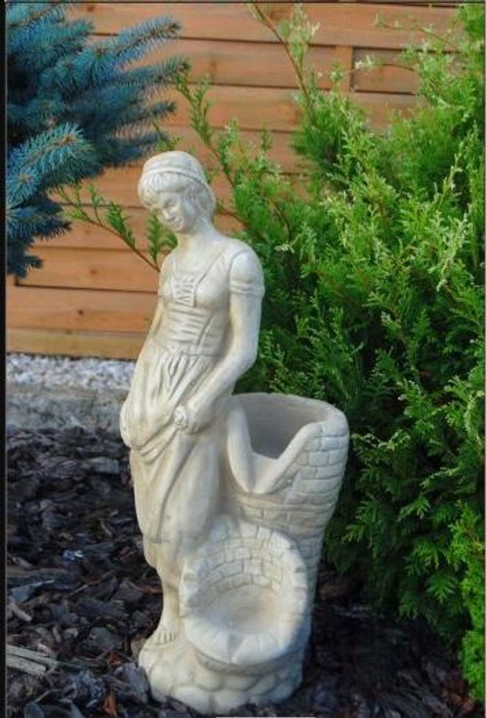 -Figur Frau AMANDA Garten Statue Skulptur Skulpturen Figuren Statuen Deko Stein