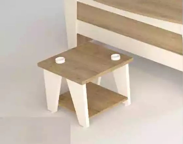 Exklusiver Couchtisch Moderner Ablage Beistelltisch Holzmöbel Tisch